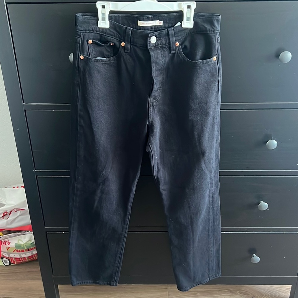 Levi’s Wedgie Black Jeans